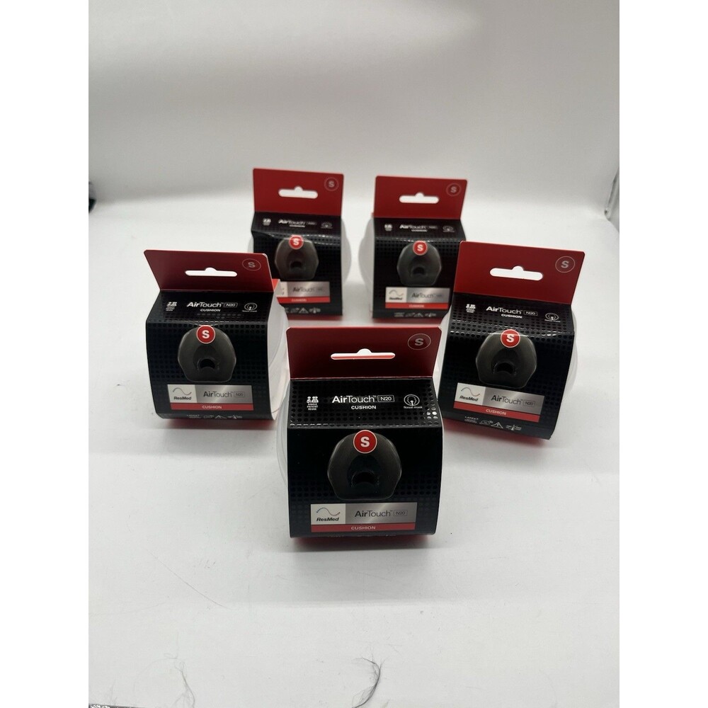 Lot Of 5 ResMed AirTouch N20 Nasal Cushions 63950 Small - NEW